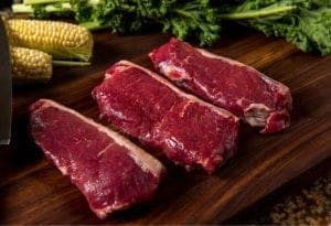 River Watch Beef – Premium Aged Grass Fed KC/NY Strip Steak