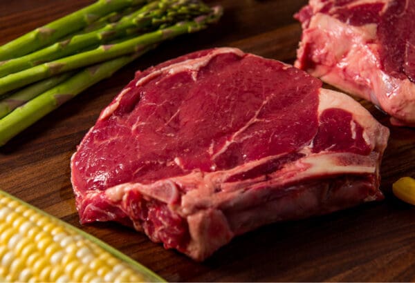 River Watch Beef – Premium Aged Grass Fed Bone-In Ribeye Steak
