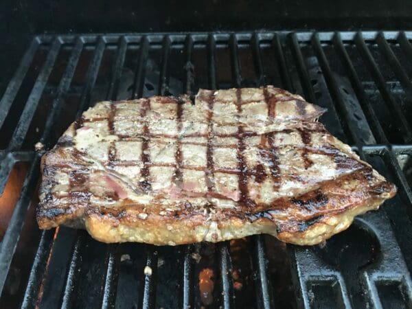 Grass Fed Beef Sirloin Steak on the Grill