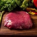 River Watch Beef - Grass Fed Flank Steak - Veggies