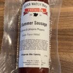 Beef Summer Sausage Cheese Jalapeno Label