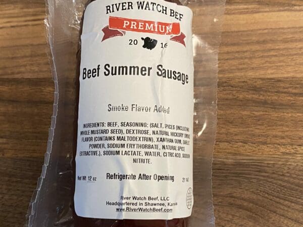 River Watch Beef Summer Sausage 12 oz
