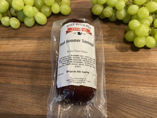 Delicious Grass Fed Beef Summer Sausage
